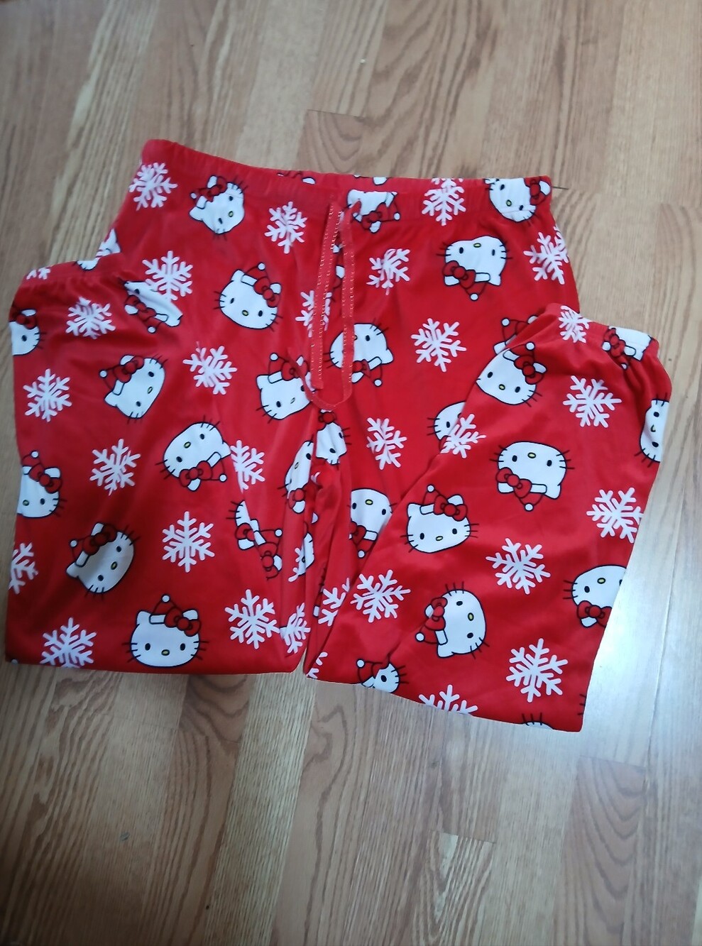 Hello Kitty By Sanrio fleece PJ Bottom Sz:Large